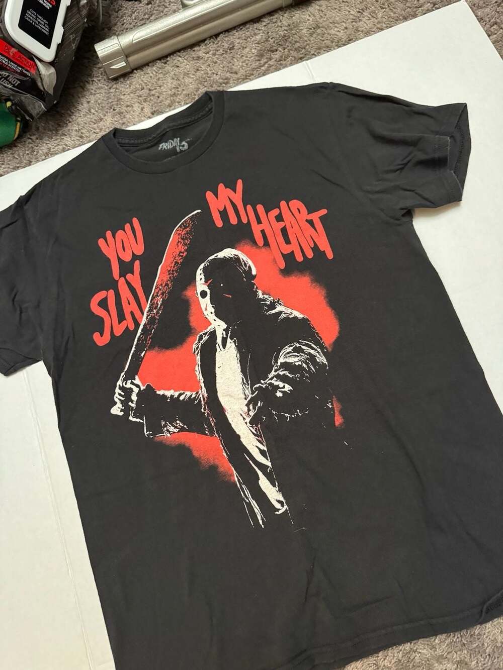 Friday the 13th Jason Voorhees 'You Slay My Heart' Graphic T-Shirt